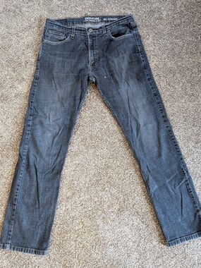Signature by Levi Strauss 551 Straight Jeans 34x32 Dark Wash